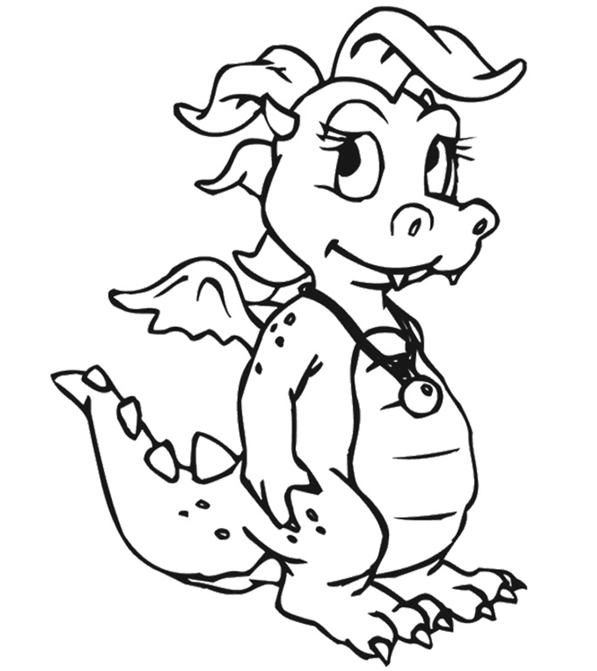 25 Best Dragon Coloring Pages Your Toddler Will Love To Color