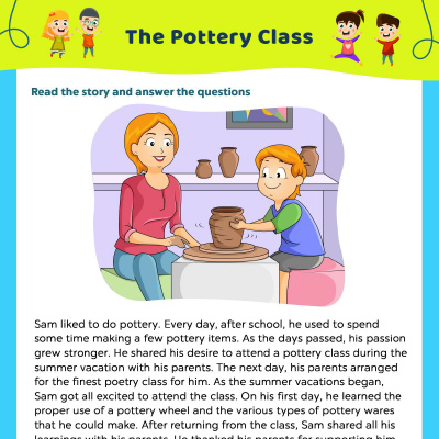 Reading Comprehension: The Pottery Class