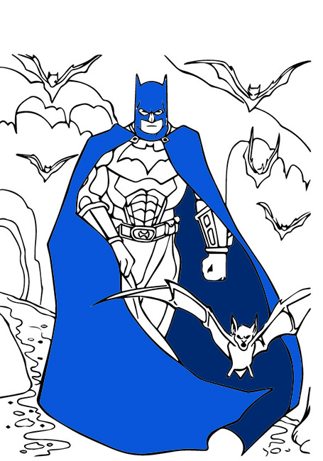 Batman-with-Bats-Group