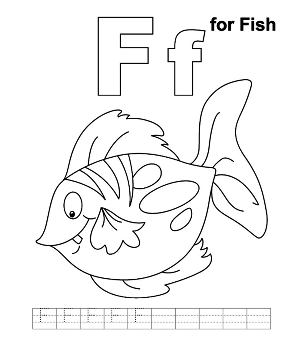 Top 25 Fish Coloring Pages For Your Little Ones